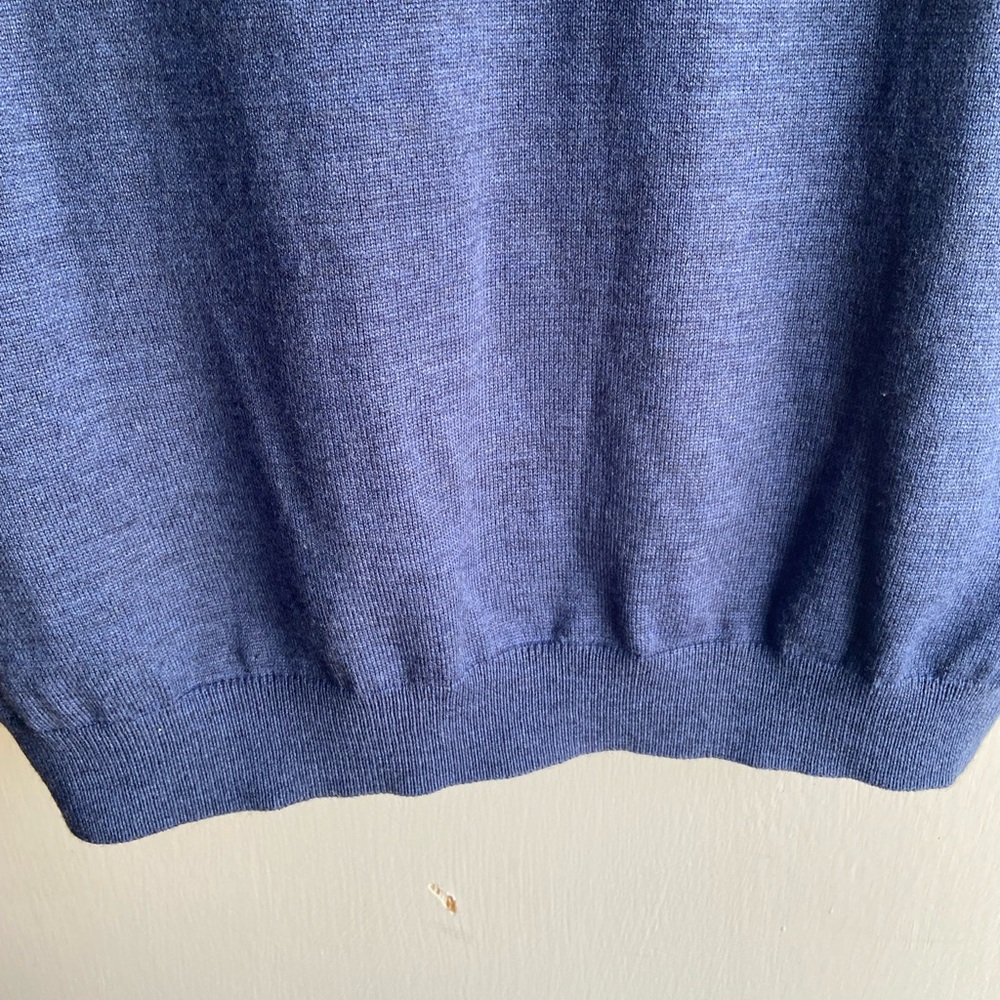 “345” BROOKS BROTHERS Mens Sweater Vest Size L 100% Supima Cotton - Picture 9 of 12